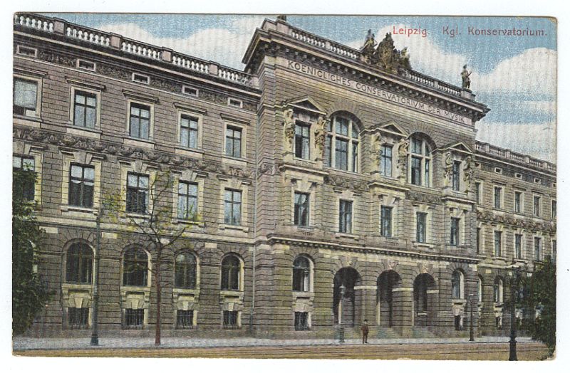Das Leipziger Konservatorium in 1917