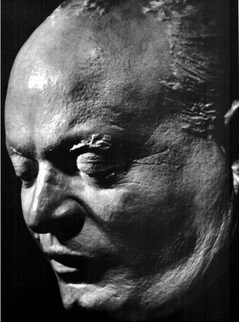 The death-mask by Carl Seffner from Clausen 1941