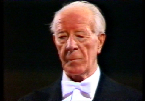 Concentration before the adagio of Bruckner's 9th, March 25, 1984