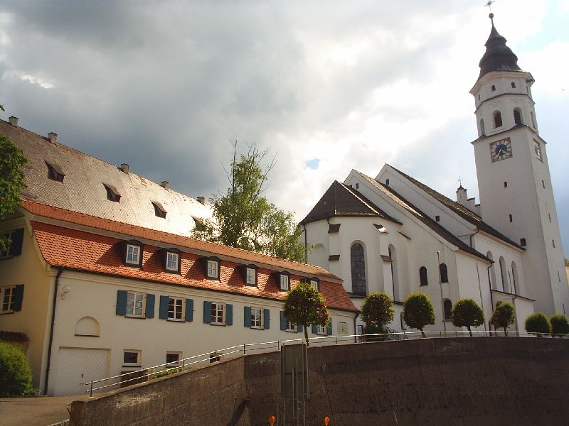 Babenhausen: Church and Fuggerschloß. June 2006