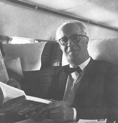 Eugen Jochum on his way to the USA, 1961