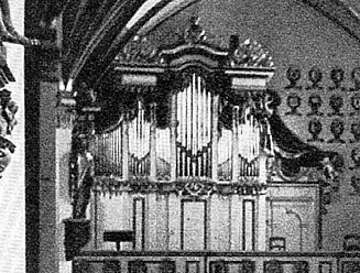 Orgel der Schlo�kirche stehend auf der Nordempore