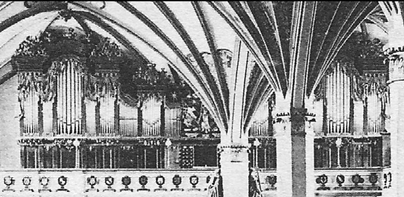Orgel im originalen Zustand, auf der S&uuml;dempore