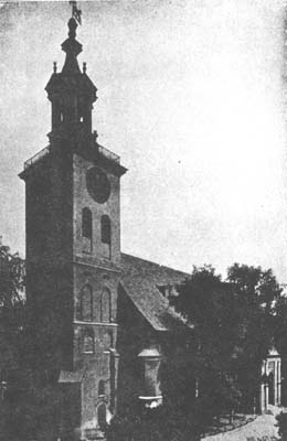 Turm der Sackheimer Kirche